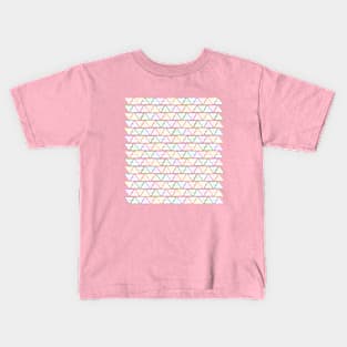 Triangle punpun pattern Kids T-Shirt